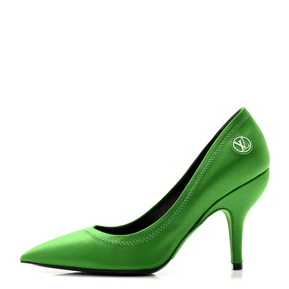 Louis Vuitton Satin Archlight Pumps 37 Green 1 of 10