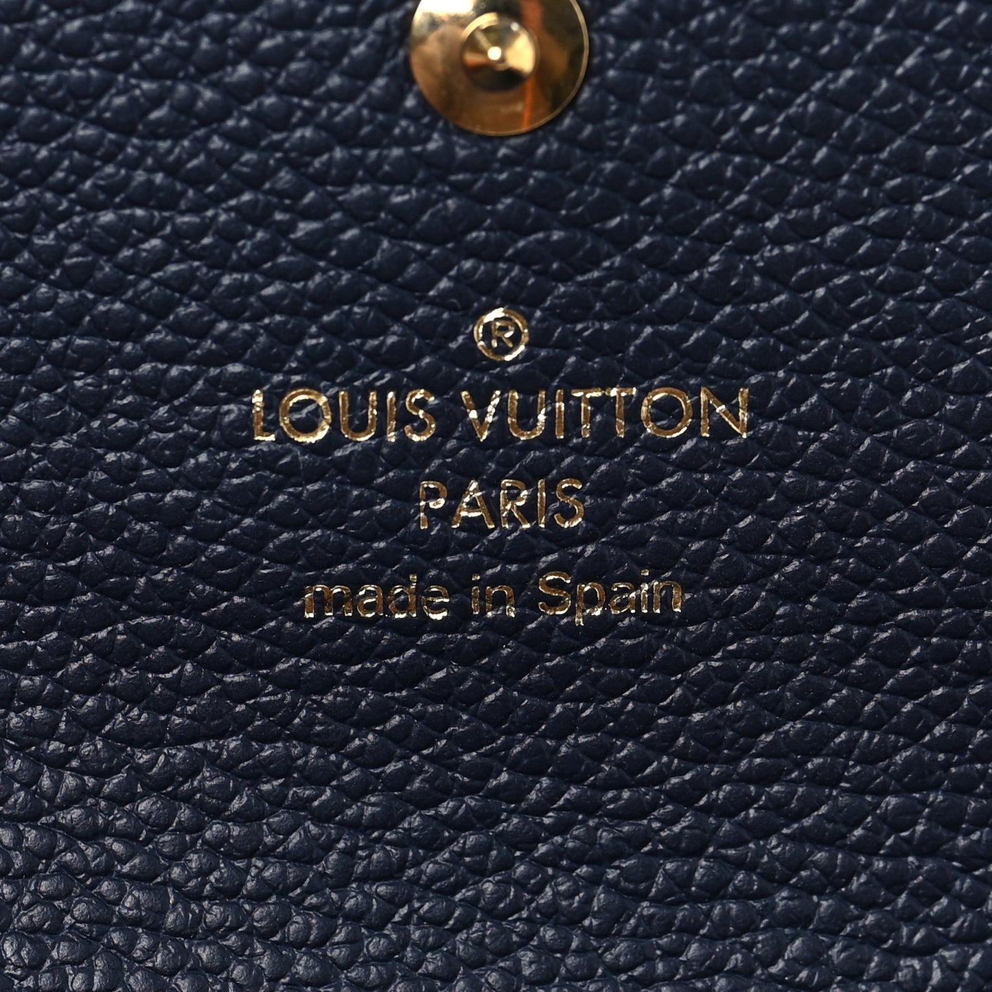 Empreinte Pont-Neuf Wallet Marine Rouge