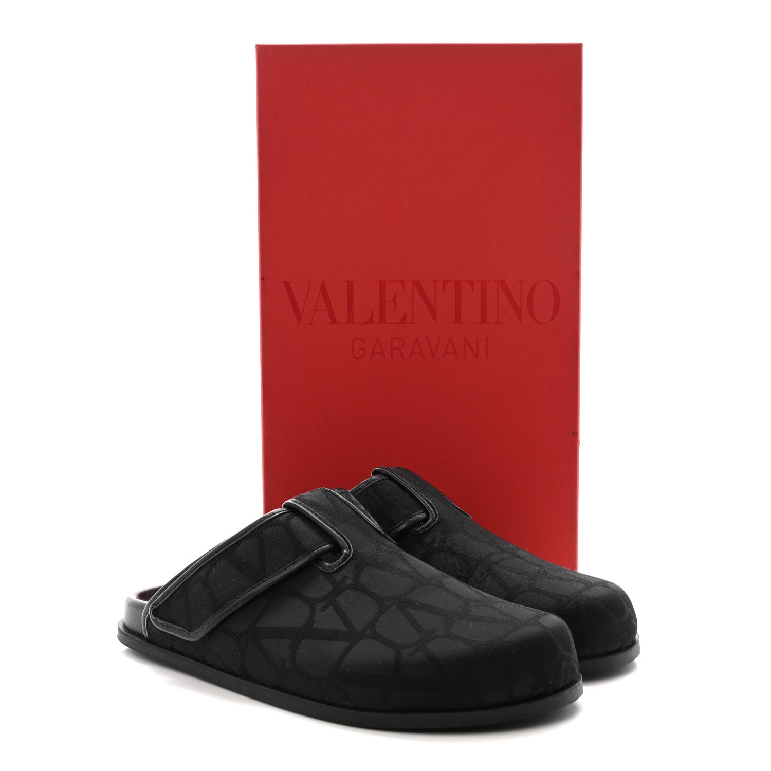 Valentino Garavani Jacquard Iconographe Vlogo Mules 41 Black 10 of 10
