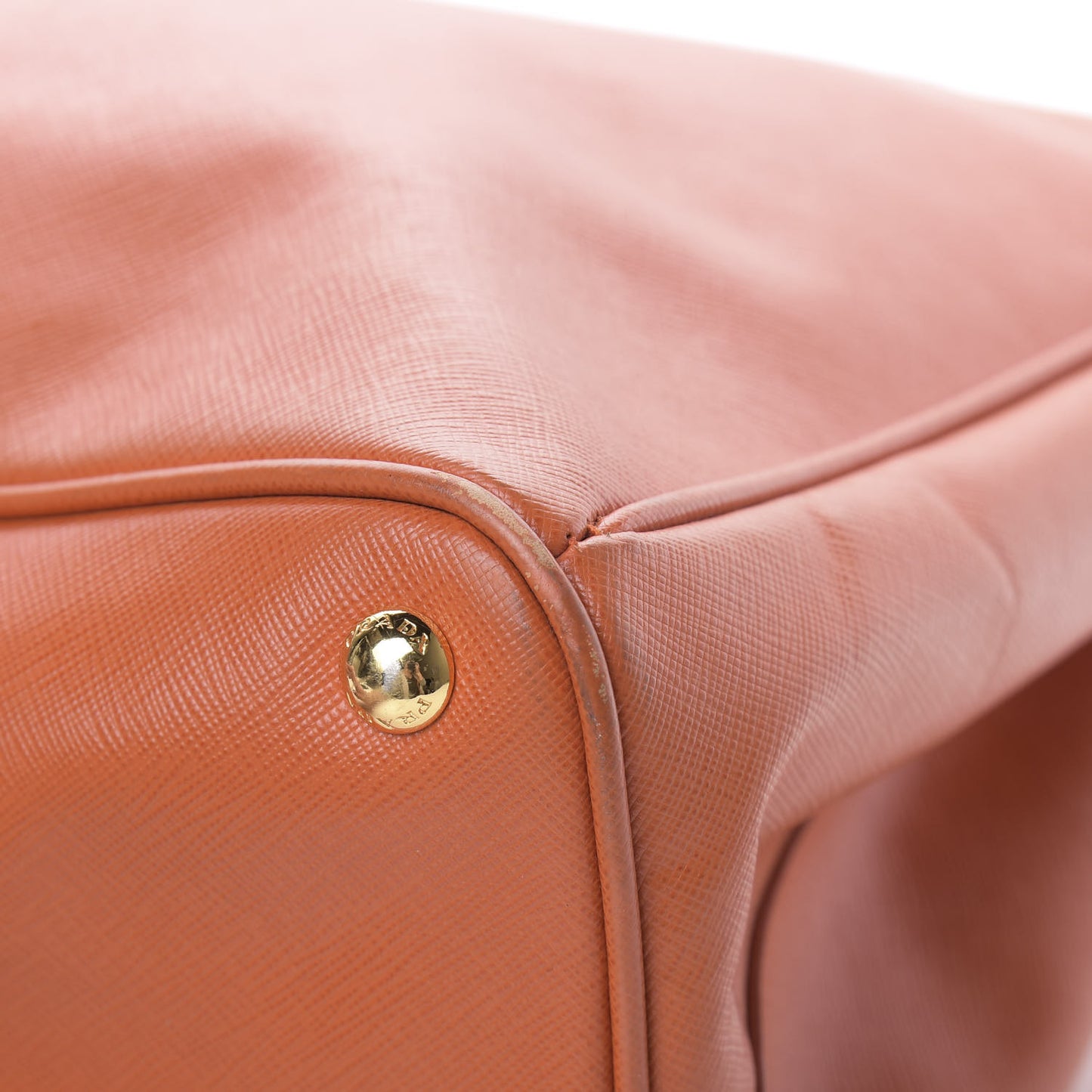 Saffiano Lux Extra Large Tote Papaya