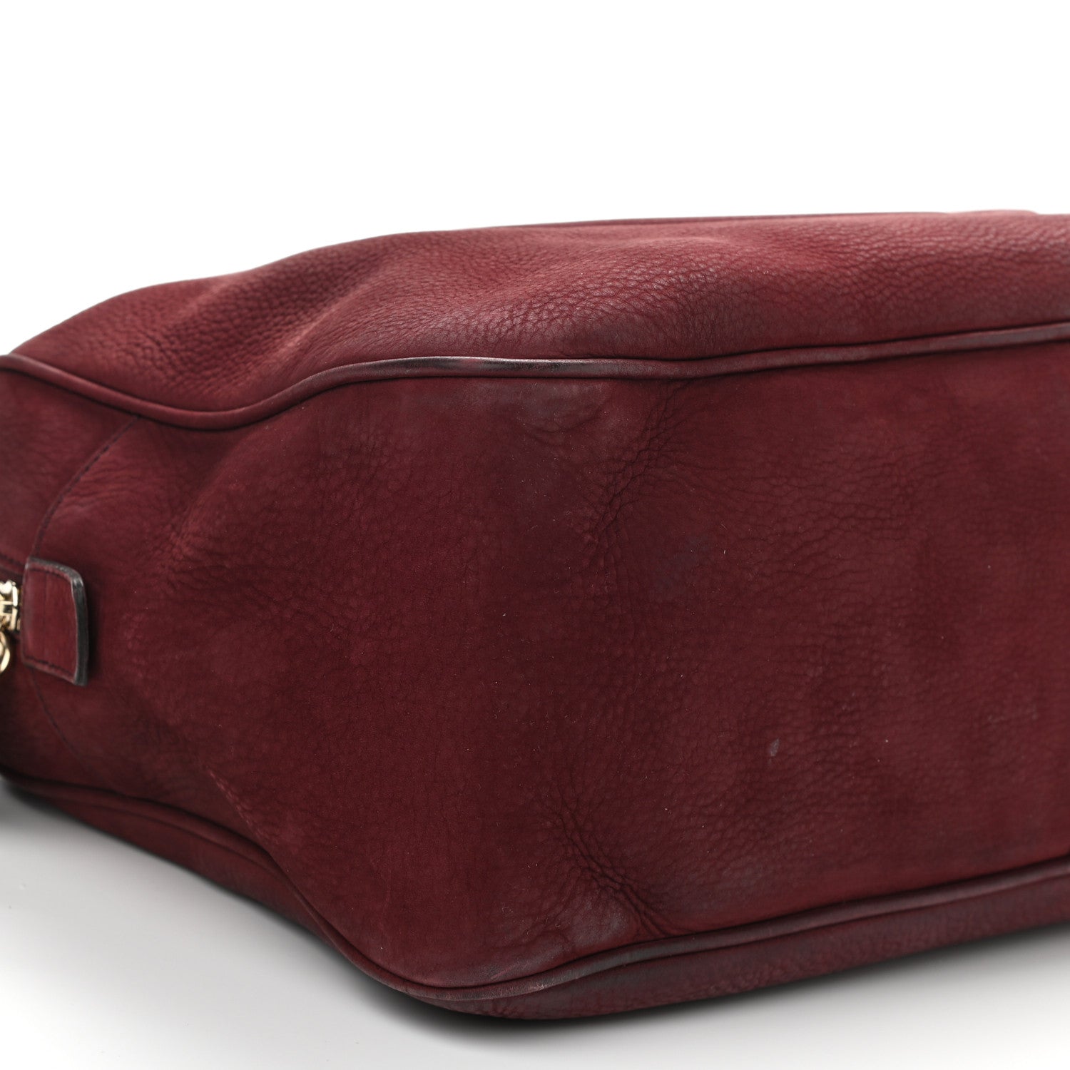 Gucci Vitello Range Medium Soho Bowler Burgundy 9 of 14