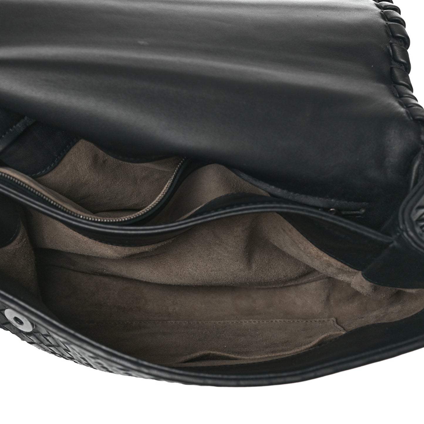 Nappa Intrecciato Medium Olimpia Bag Black