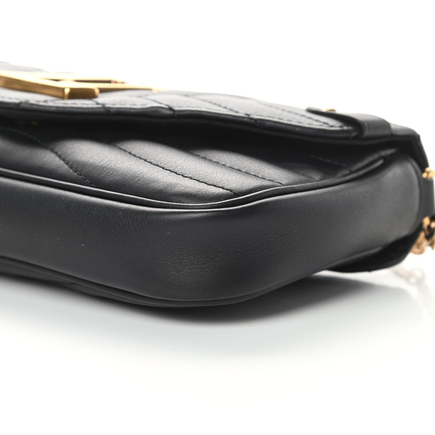 Louis Vuitton Calfskin New Wave Chain Pochette Black 9 of 9