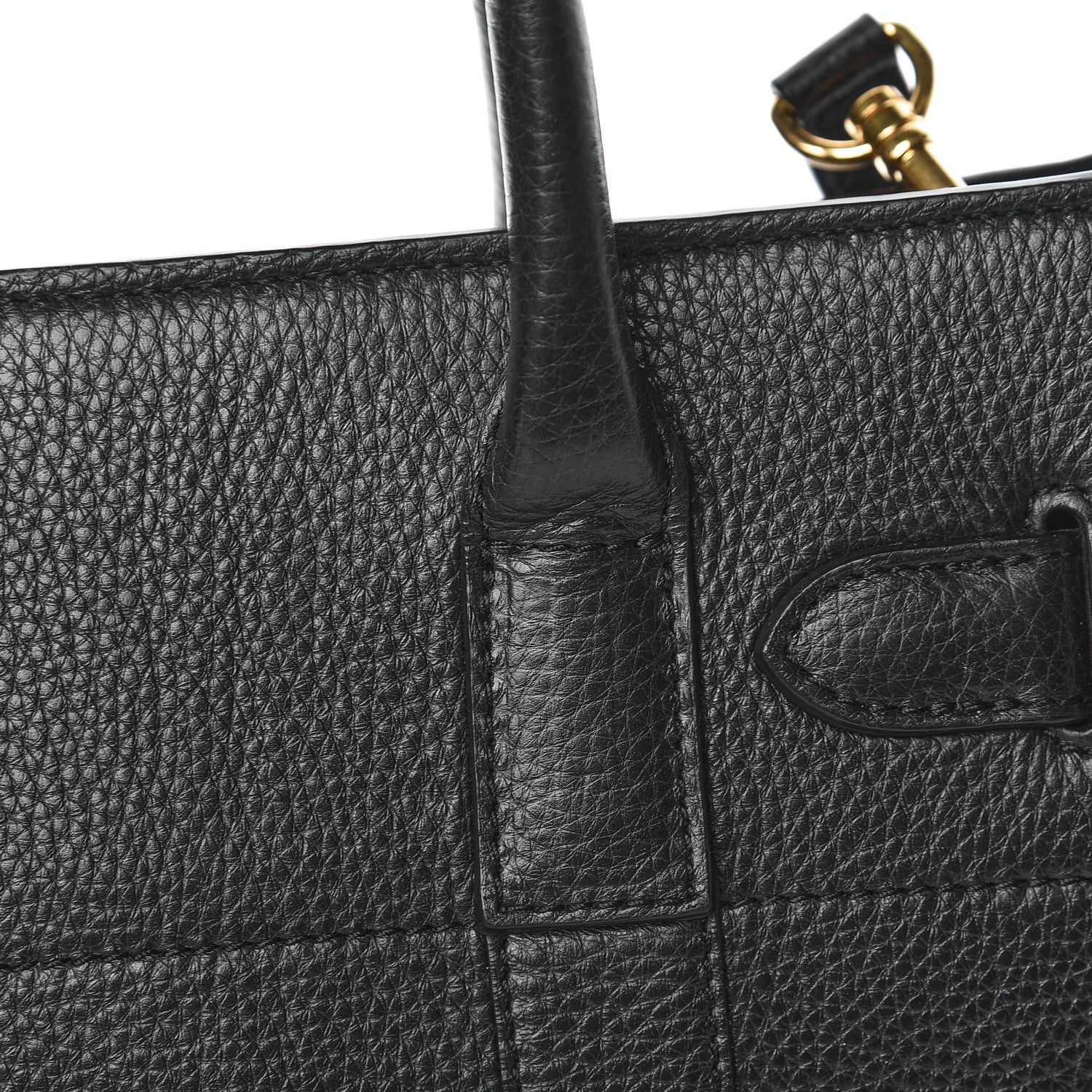 Mulberry Classic Grain Small Bayswater Zip Tote Black 12 of 13