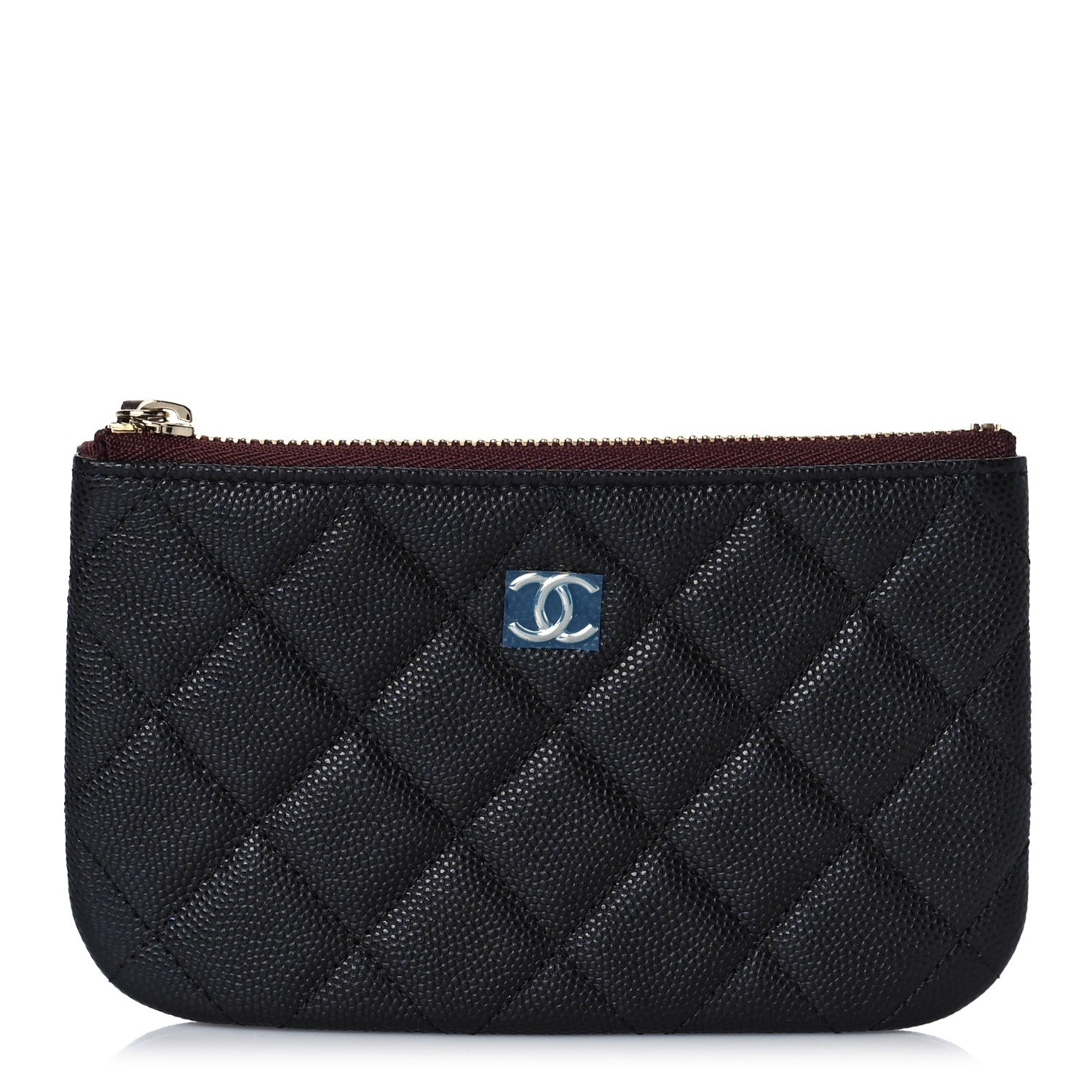 Chanel Caviar Quilted Small Cosmetic Case Black 1 of 9
