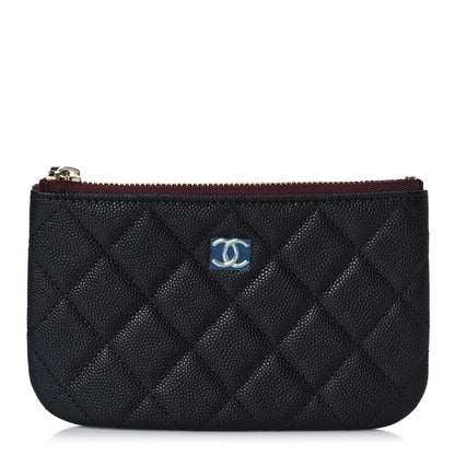 Chanel Caviar Quilted Small Cosmetic Case Black 1 of 9