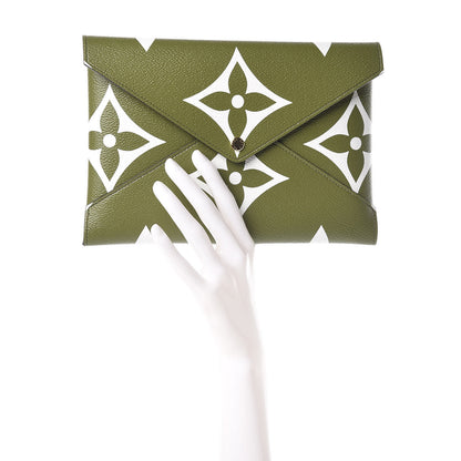 Louis Vuitton Monogram Giant Large Kirigami Pochette Kaki 2 of 8