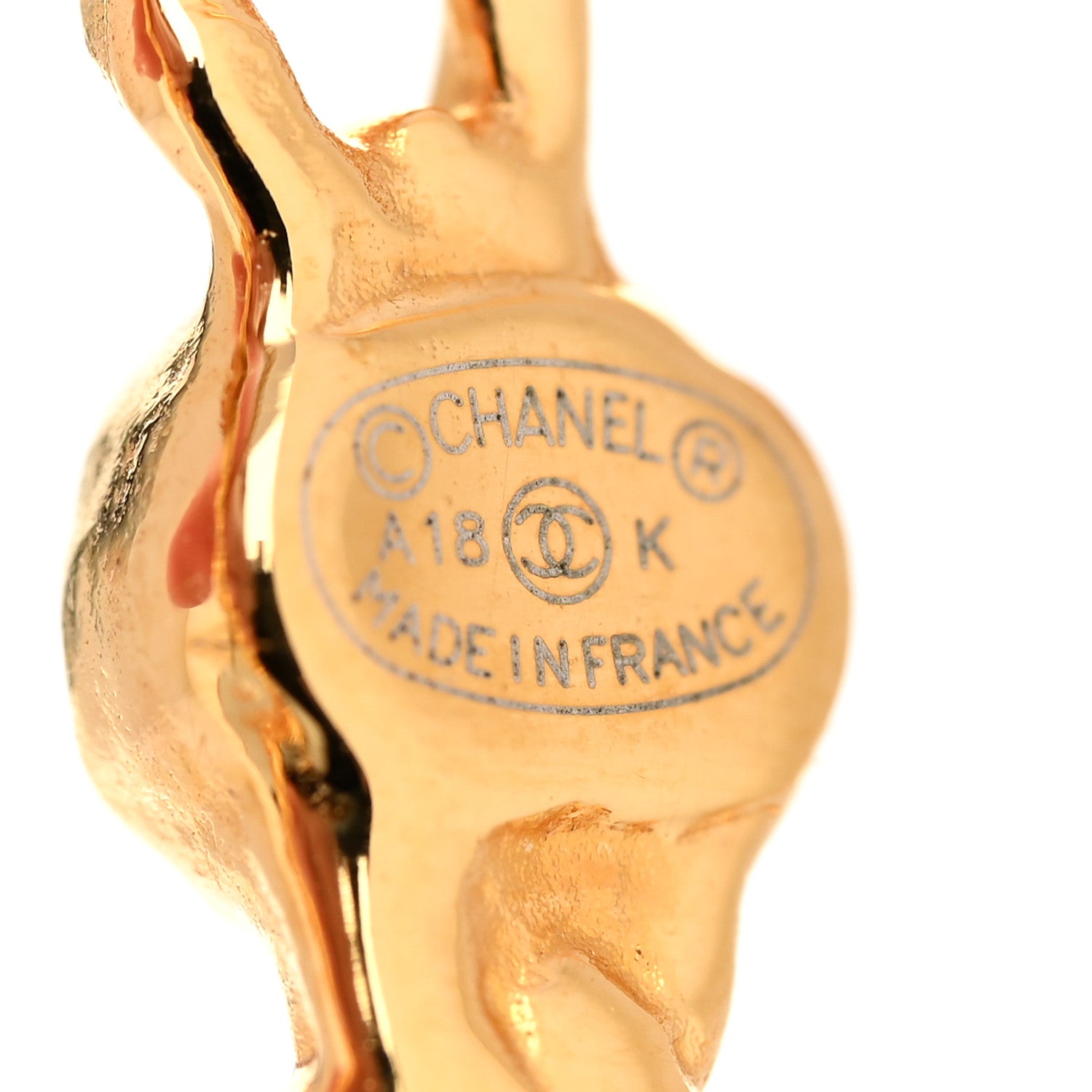 Chanel Gripoix Pearl CC Brooch Gold Multicolor 3 of 4