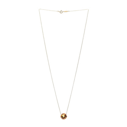 Tiffany 18K Yellow Gold Citrine Octagonal Sparklers Pendant Necklace 3 of 6
