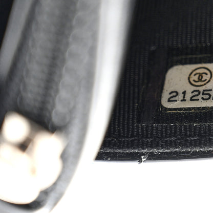 Chanel Patent Quilted Wallet On Chain WOC Black 8 of 12