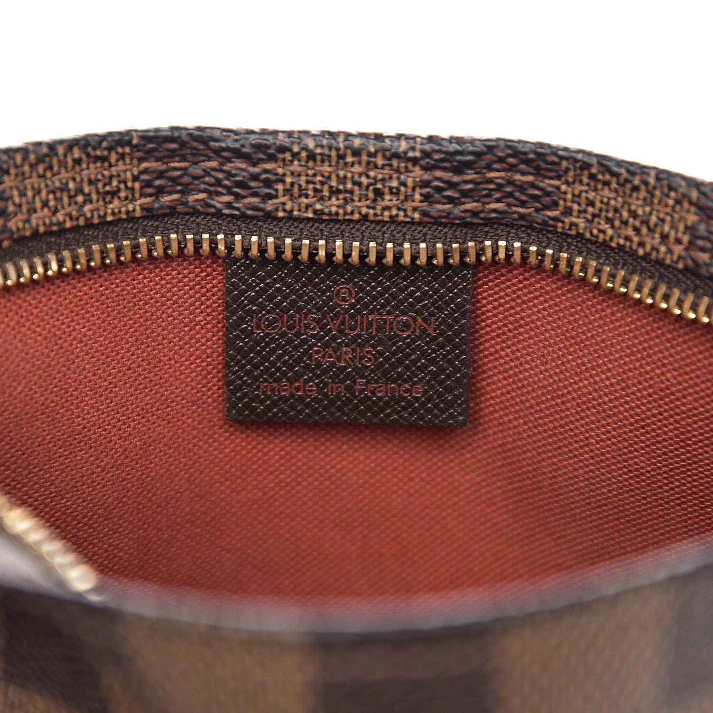 Damier Ebene Trousse Make Up Bag Pochette