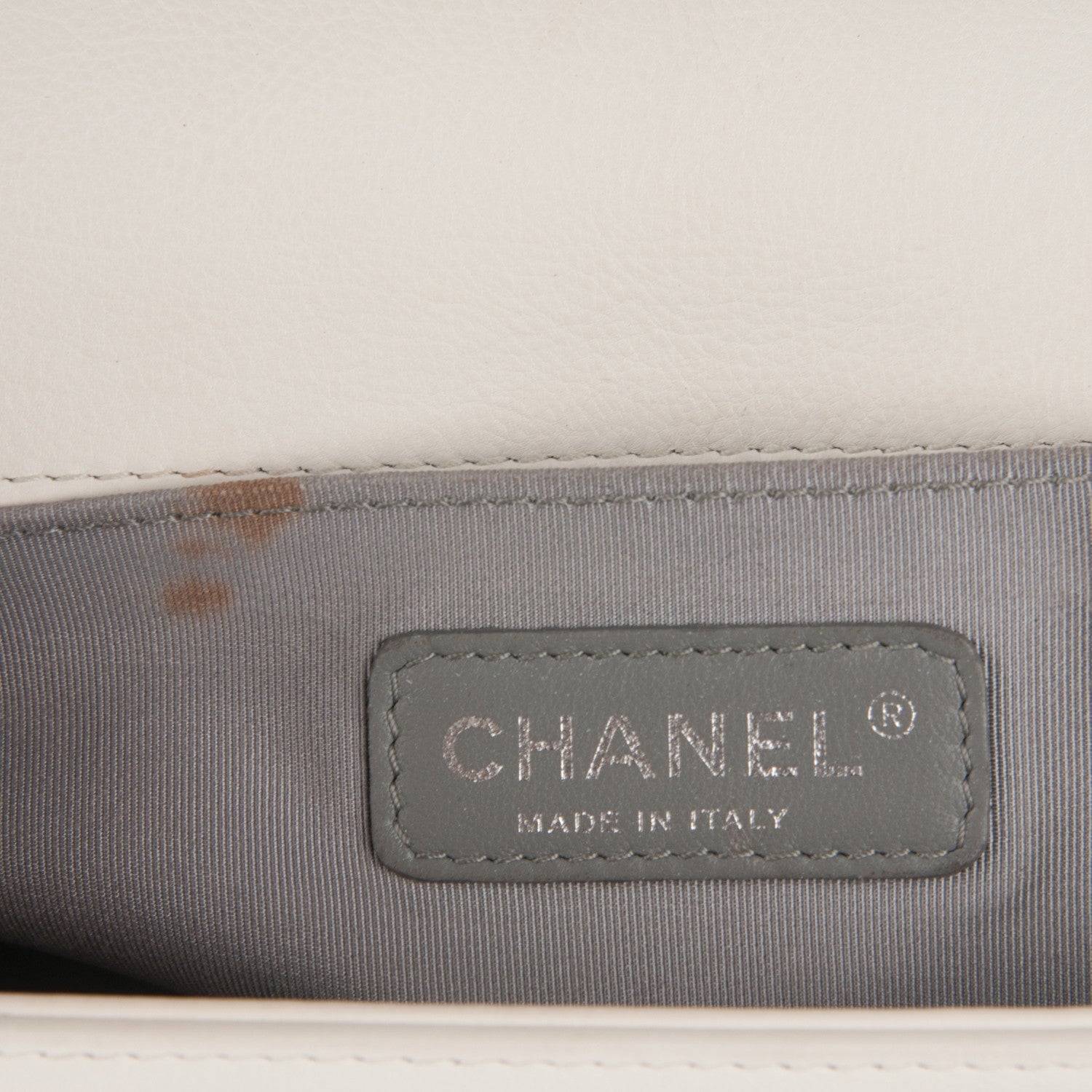 Chanel Calfskin Stitched Medium Boy Flap White 6 of 7