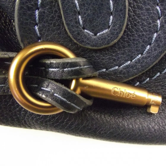 Chloe Leather Paddington Satchel Blue Nuit 16 of 16