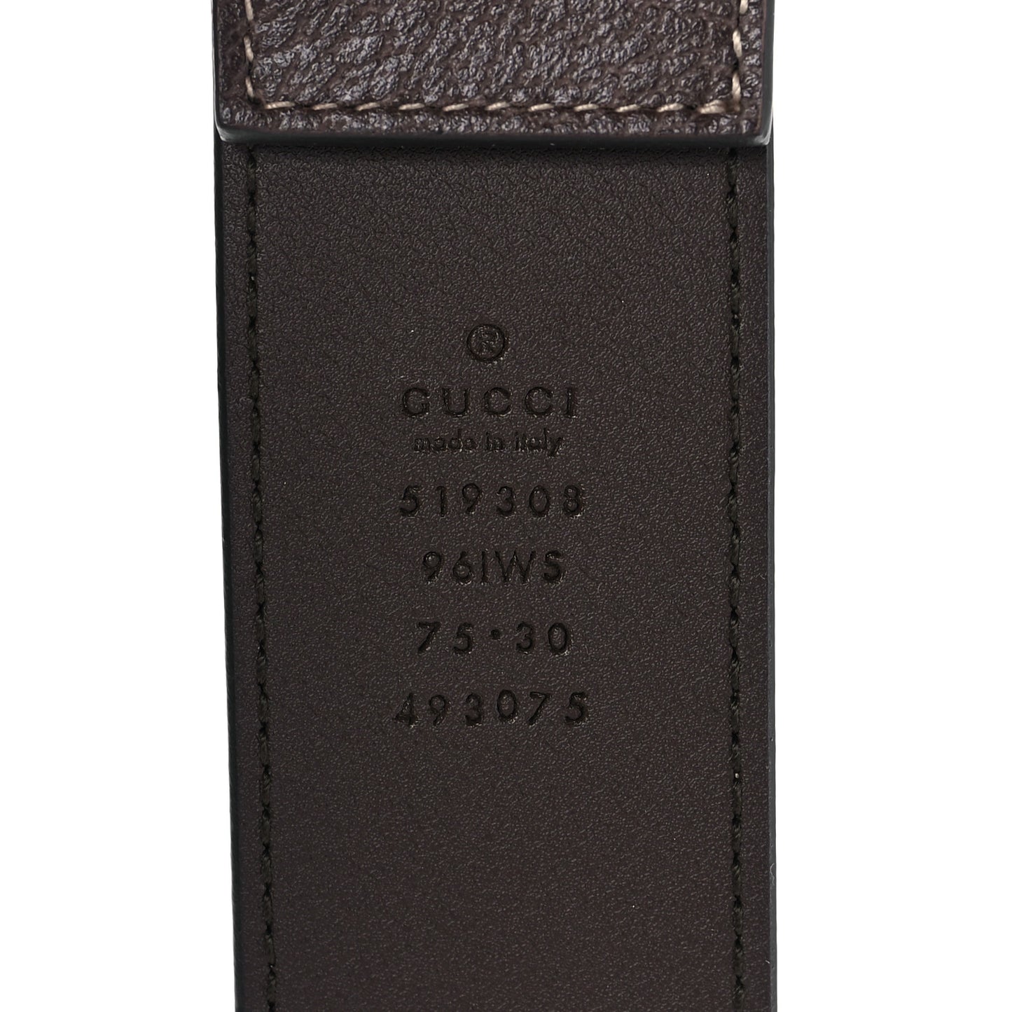 GG Supreme Monogram Ophidia Belted iPhone Case 75 30 Dark Brown
