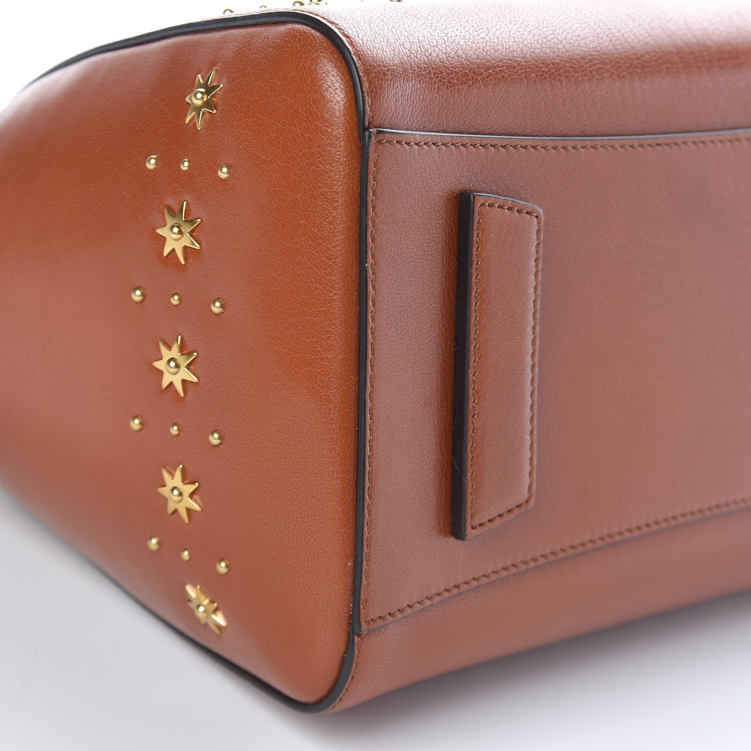 Givenchy Sugar Goatskin Studded Midnight Stars Small Antigona Chestnut 9 of 13