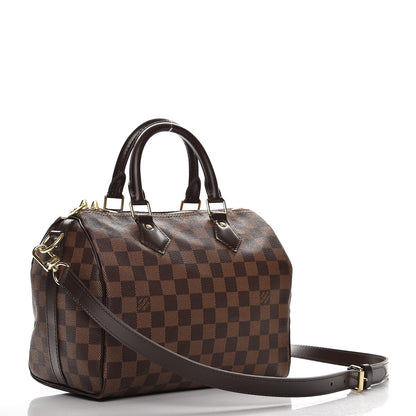 Louis Vuitton Damier Ebene Speedy Bandouliere 25 4 of 9