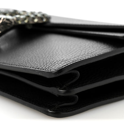 Gucci Pebbled Calfskin Small Dionysus Shoulder Bag Black 10 of 10