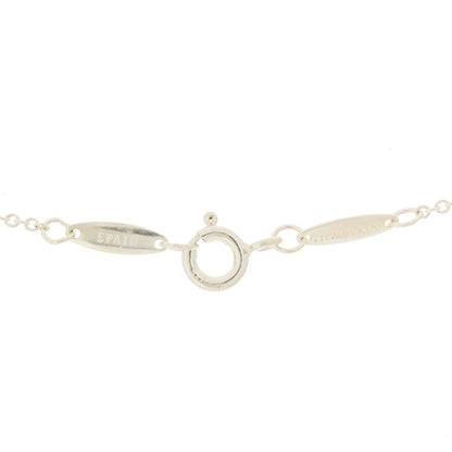 Tiffany Sterling Silver Aquamarine .13ct Elsa Peretti Color by the Yard Pendant Necklace 7 of 7