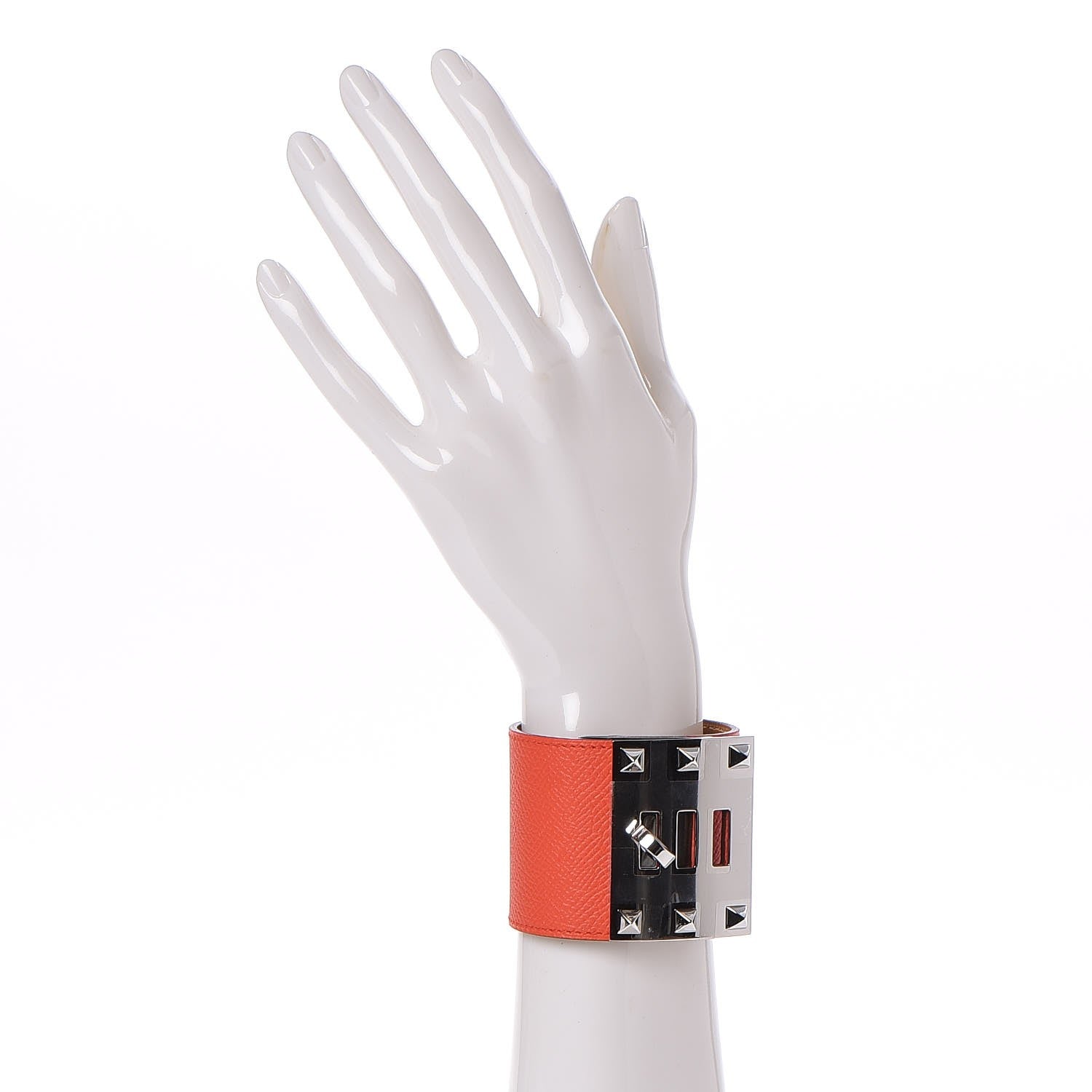 Hermes Epsom Extreme Kelly Bracelet S Orange Poppy 2 of 6