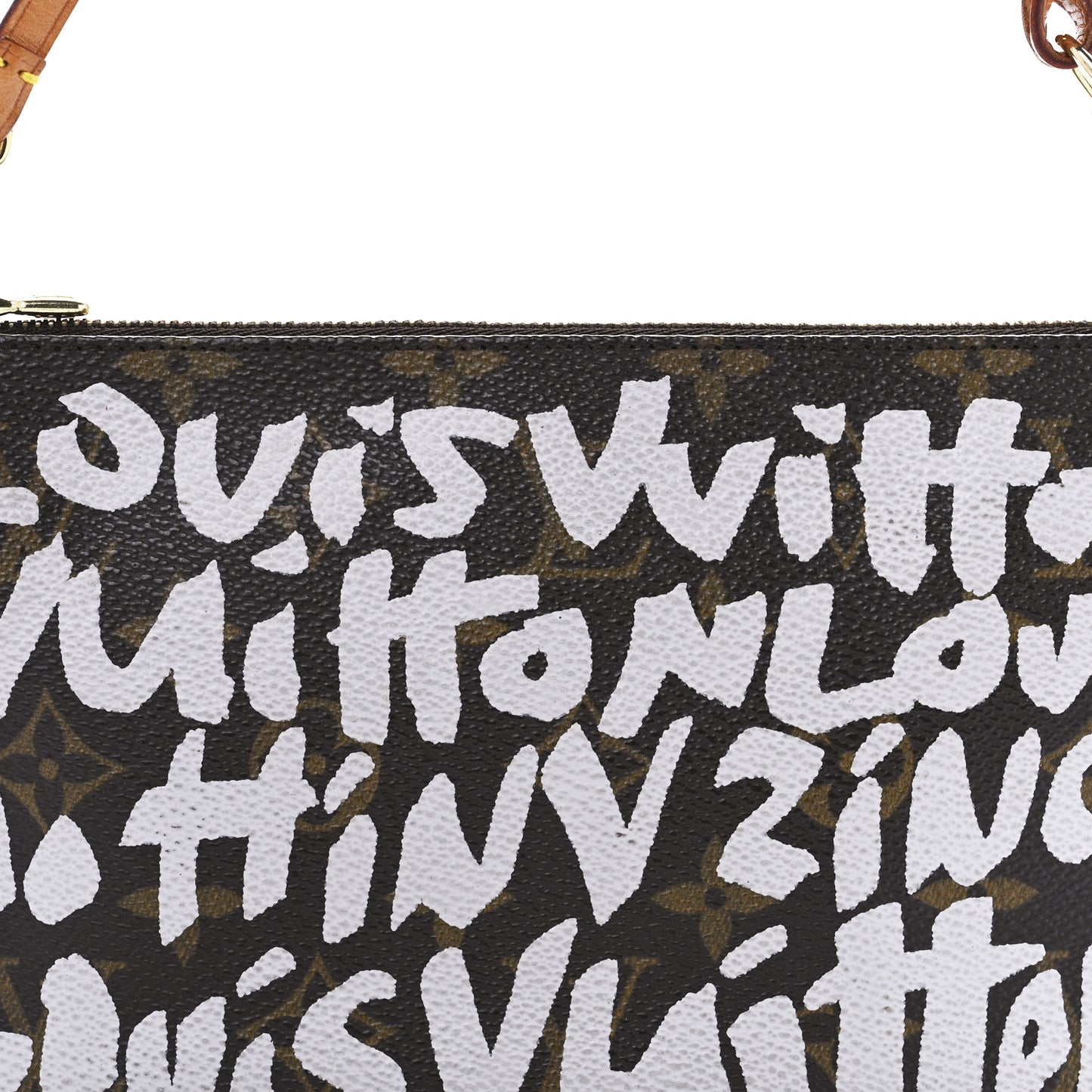 Monogram Graffiti Pochette Accessories Silver