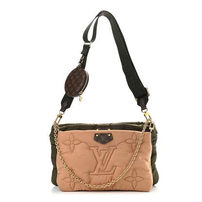 Louis Vuitton Econyl Monogram Pillow Maxi Multi Pochette Accessories Kaki Beige 1 of 10