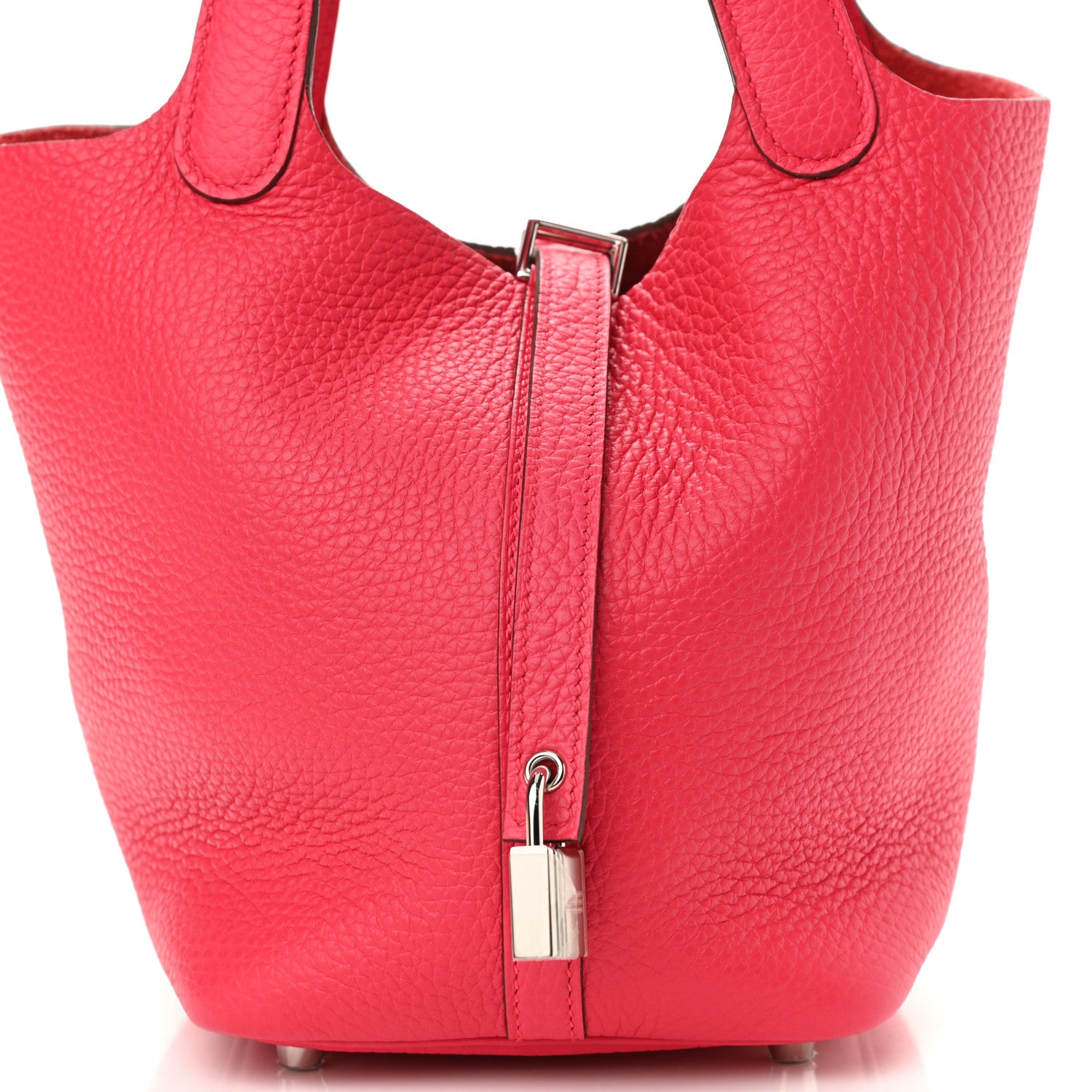 Hermes Taurillon Clemence Picotin Lock 18 PM Rose Extreme 8 of 11