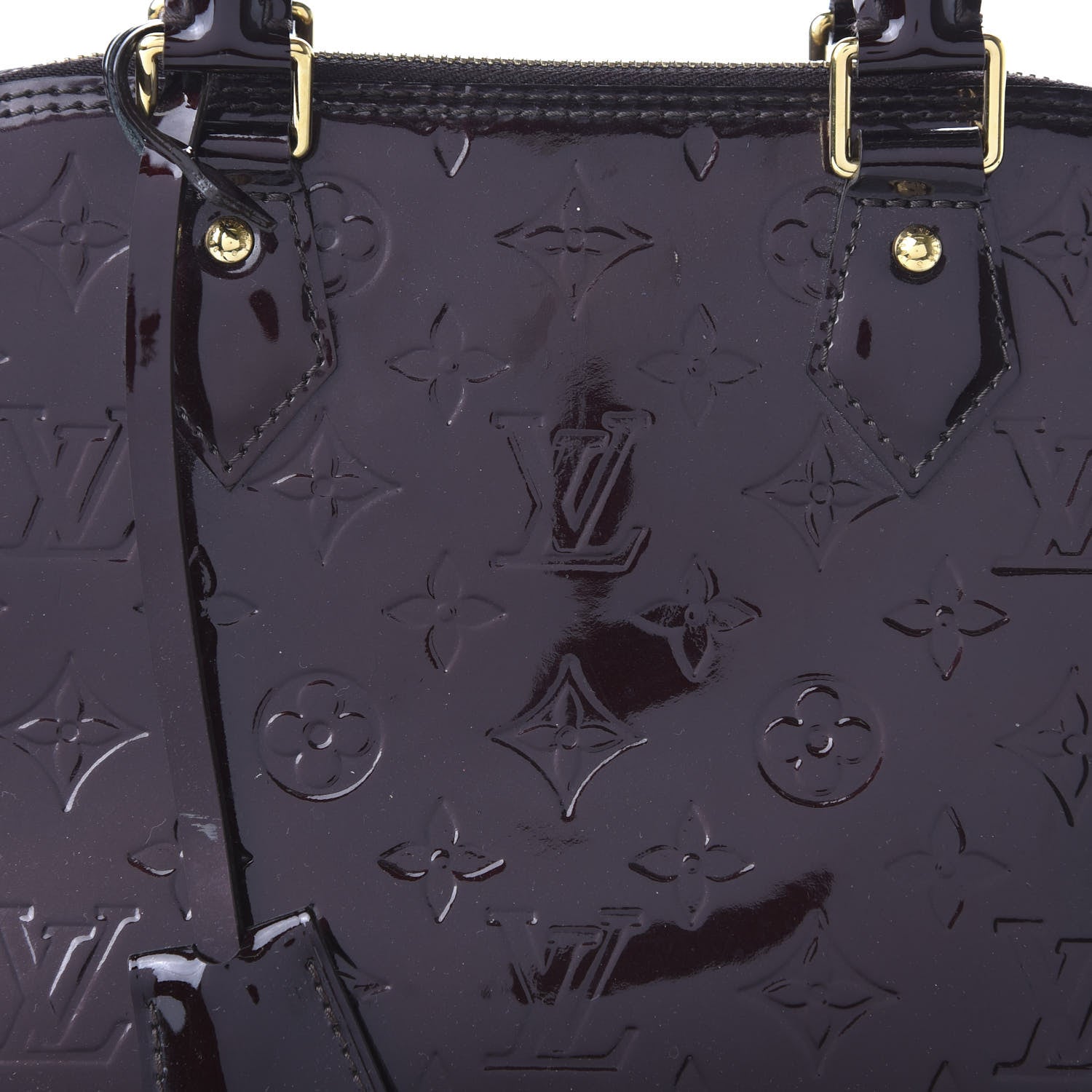 Louis Vuitton Vernis Alma PM Amarante 9 of 9