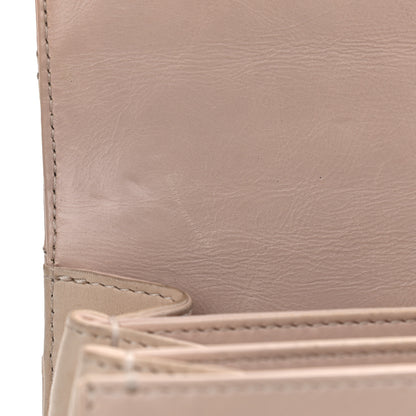 Chanel Glazed Calfskin Quilted Mini Straight Lined Flap Beige 8 of 16