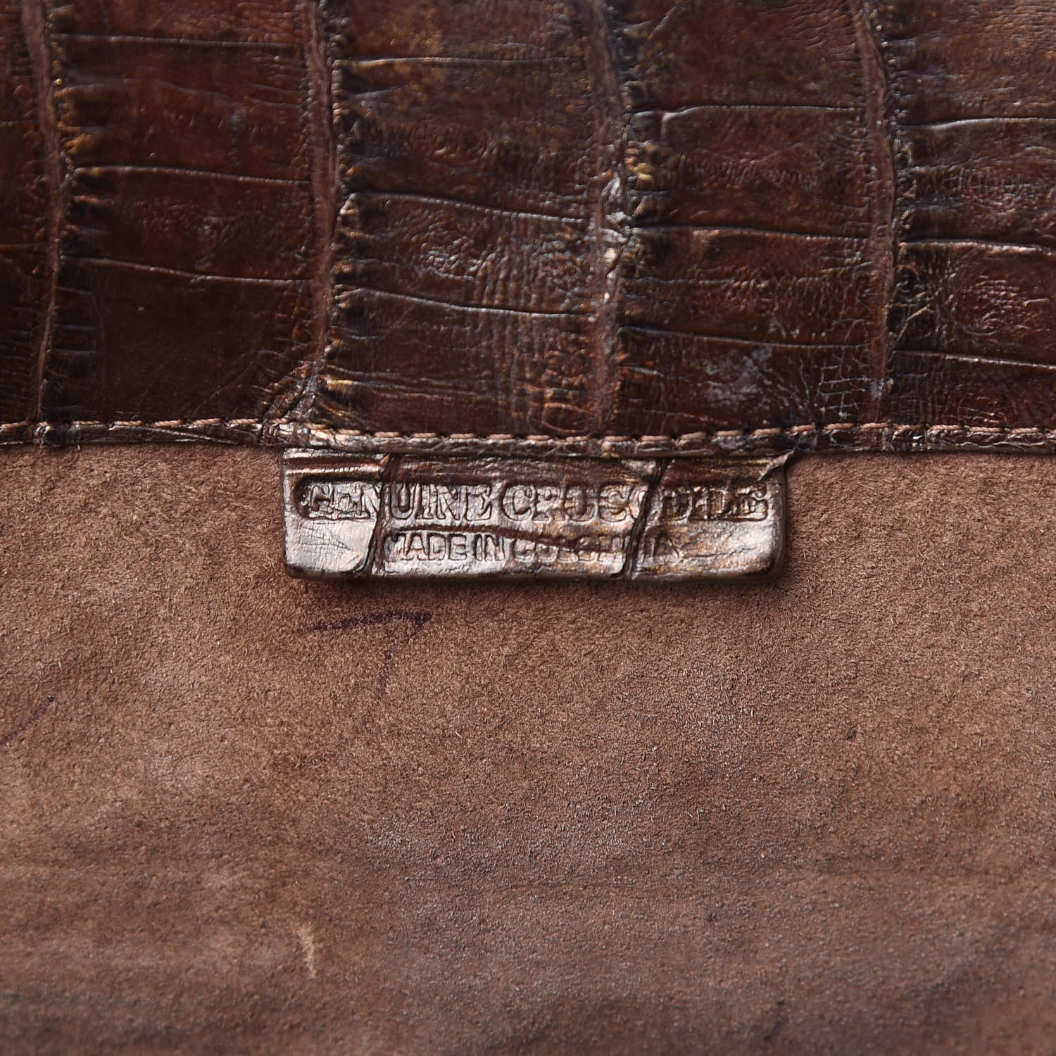 Nancy Gonzalez Crocodile Tote Brown 7 of 18