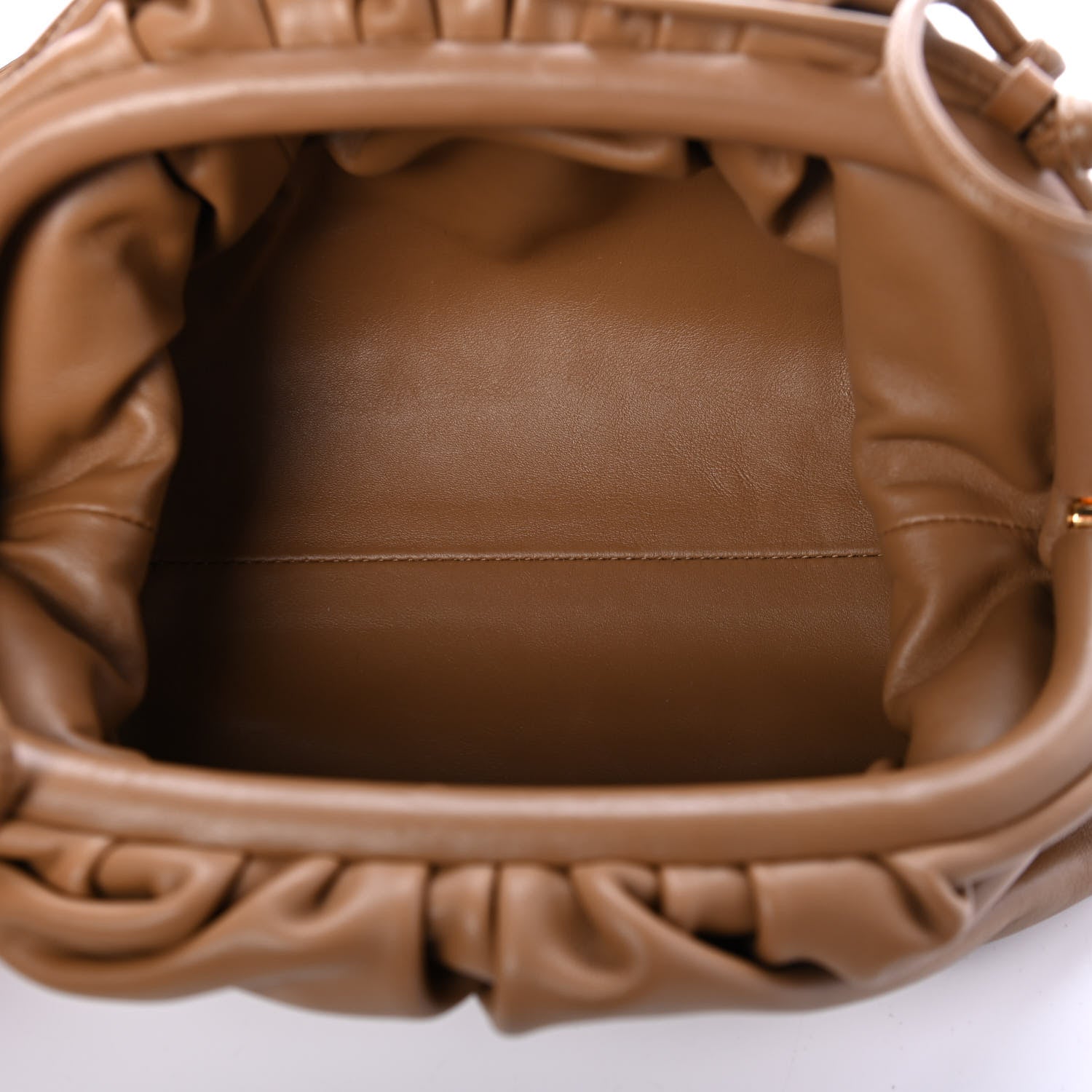 Bottega Veneta Butter Calfskin The Mini Pouch Cammello 4 of 4