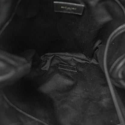 Saint Laurent Lambskin Matelasse Monogram Medium Jamie 4.3 Pochon Black 6 of 12