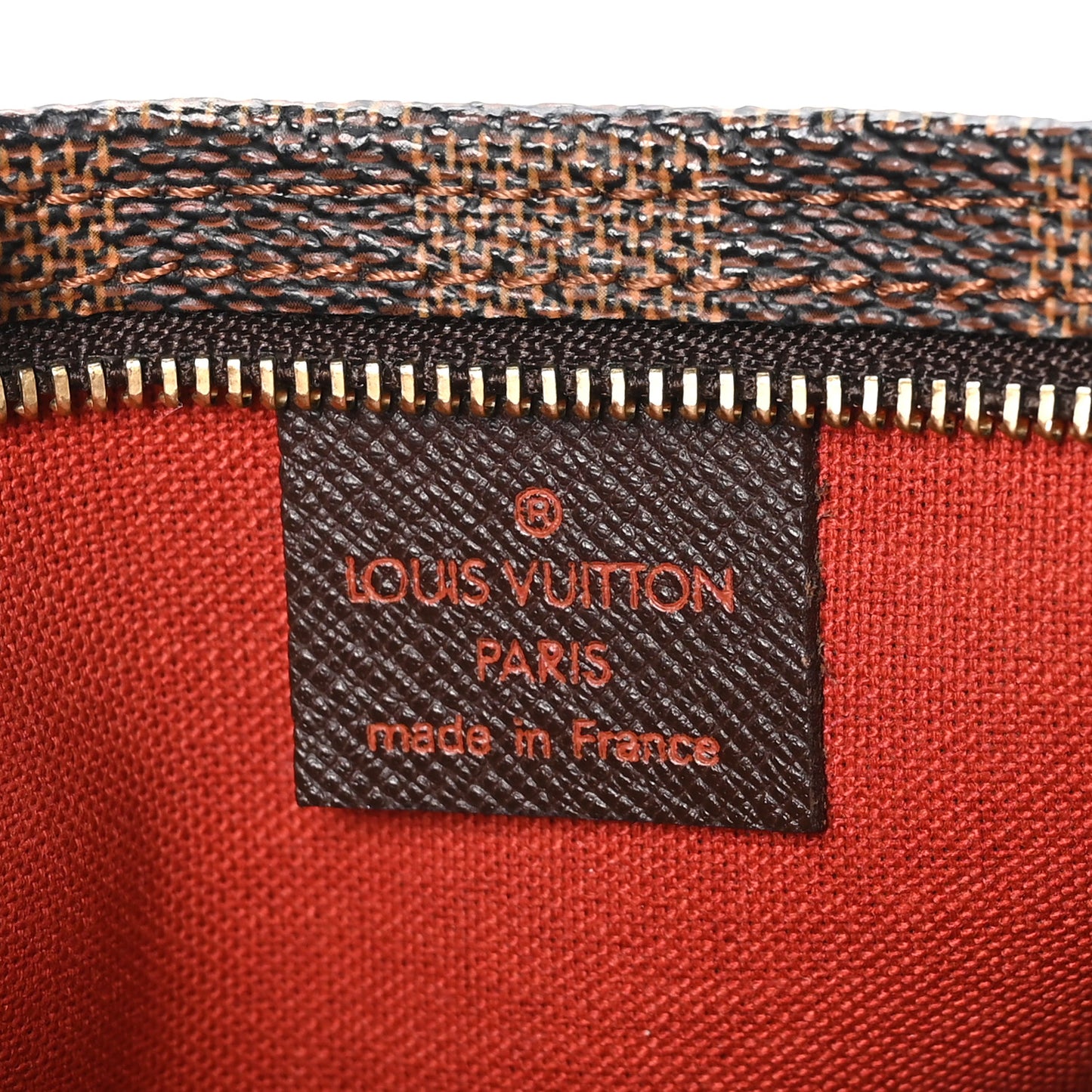 Damier Ebene Trousse Make Up Bag Pochette
