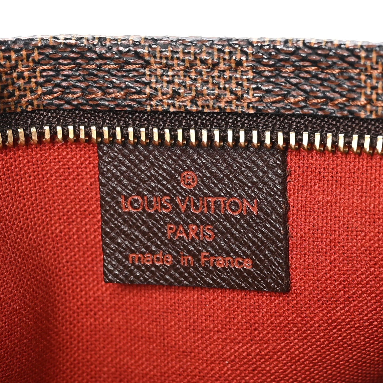 Louis Vuitton Damier Ebene Trousse Make Up Bag Pochette 6 of 9