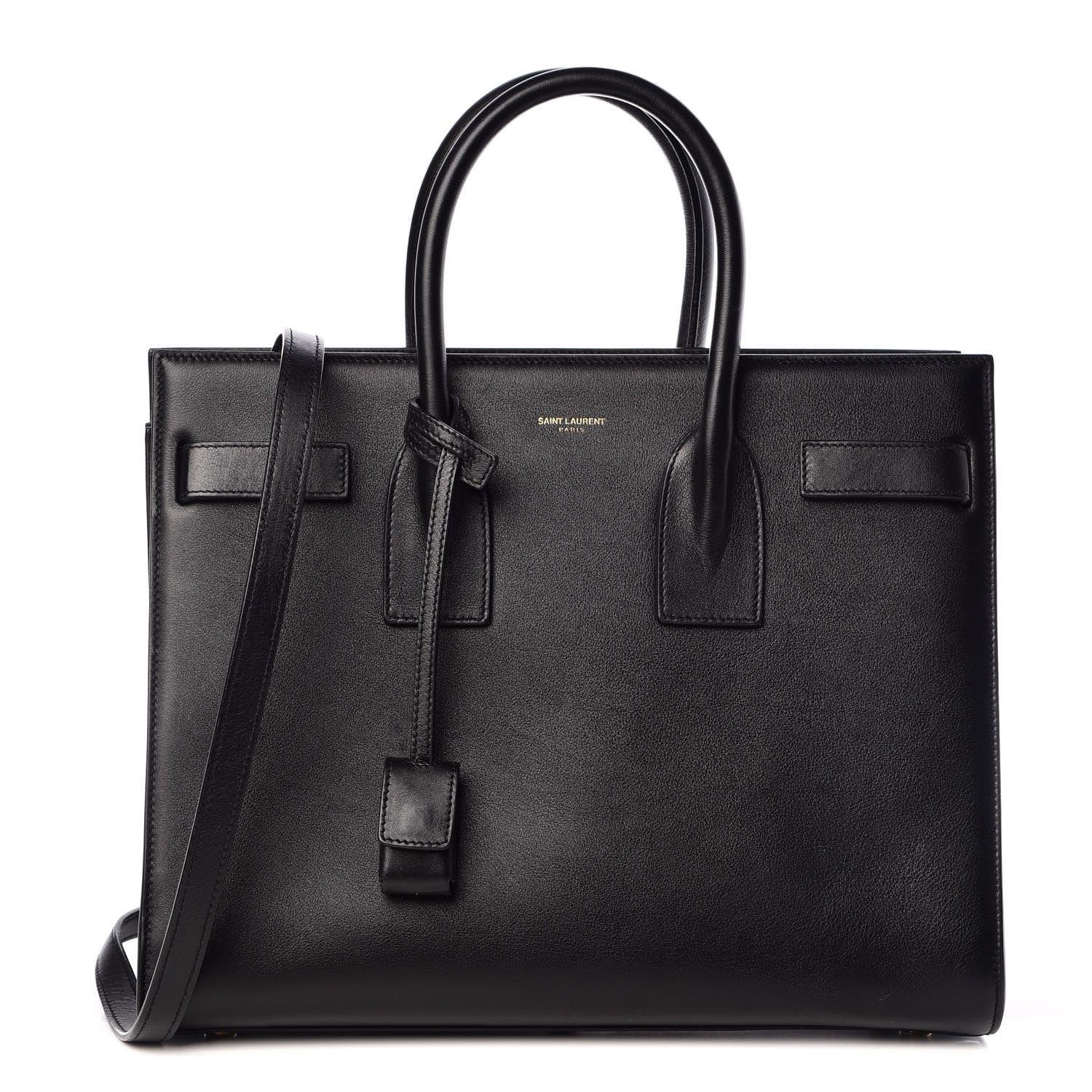 Saint Laurent Calfskin Small Sac De Jour Black 1 of 12