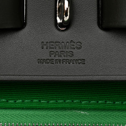 Hermes Military Toile Vache Hunter Herbag a Dos Zip Retourne Backpack Bambou Kaki 7 of 11