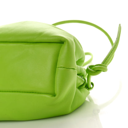 Mansur Gavriel Lambskin Mini Cloud Clutch Electric Lime 8 of 8