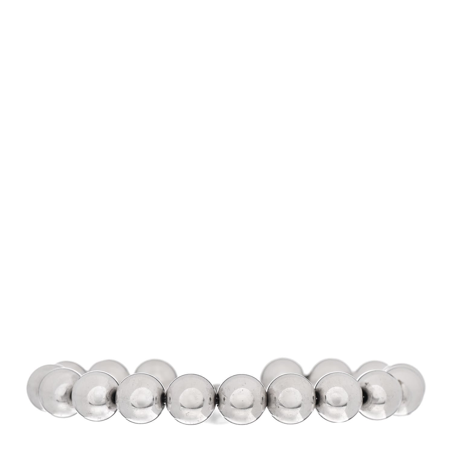 Tiffany Sterling Silver 10mm HardWear Ball Bracelet 1 of 4
