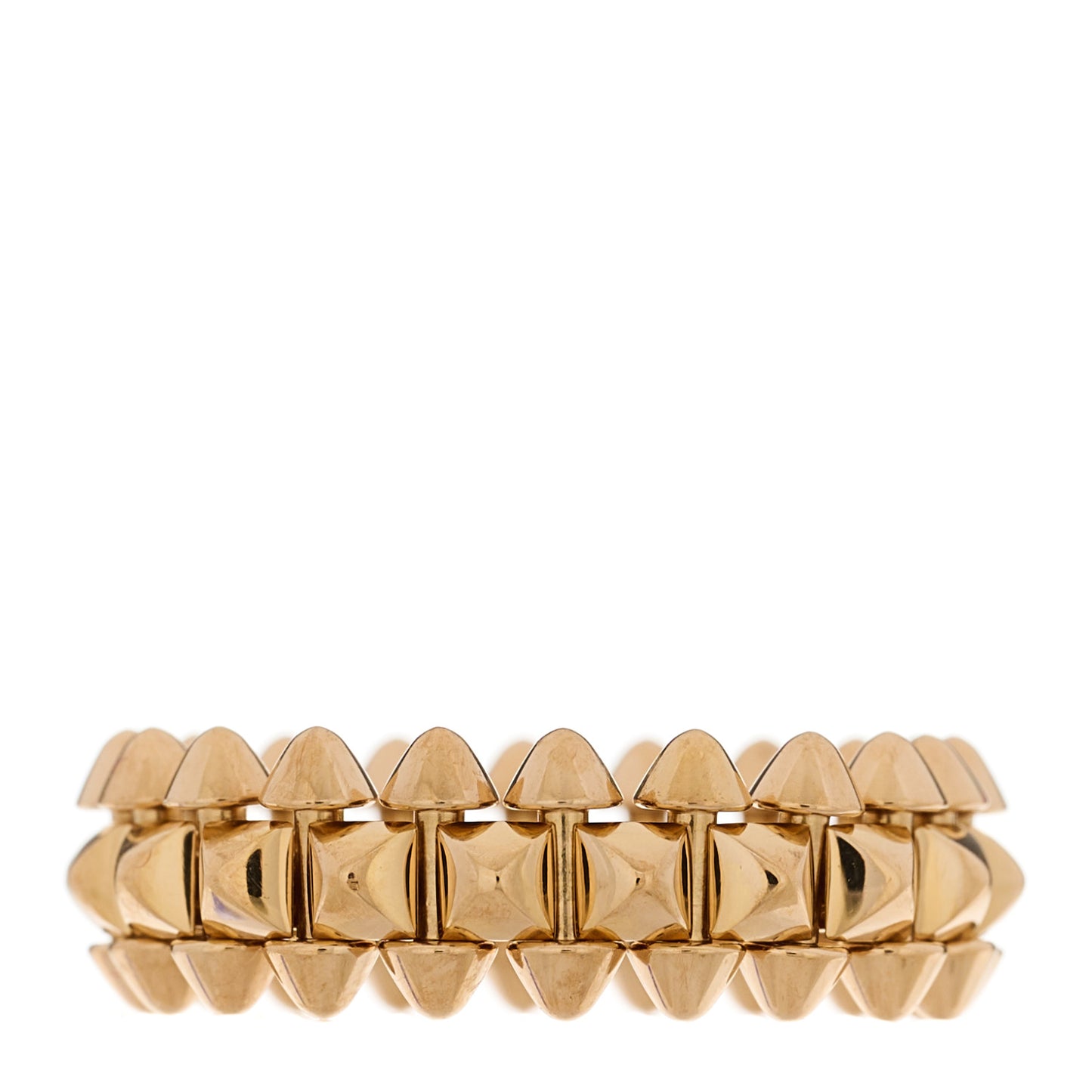 18K Pink Gold SM Clash De Cartier Ring 46 3.75