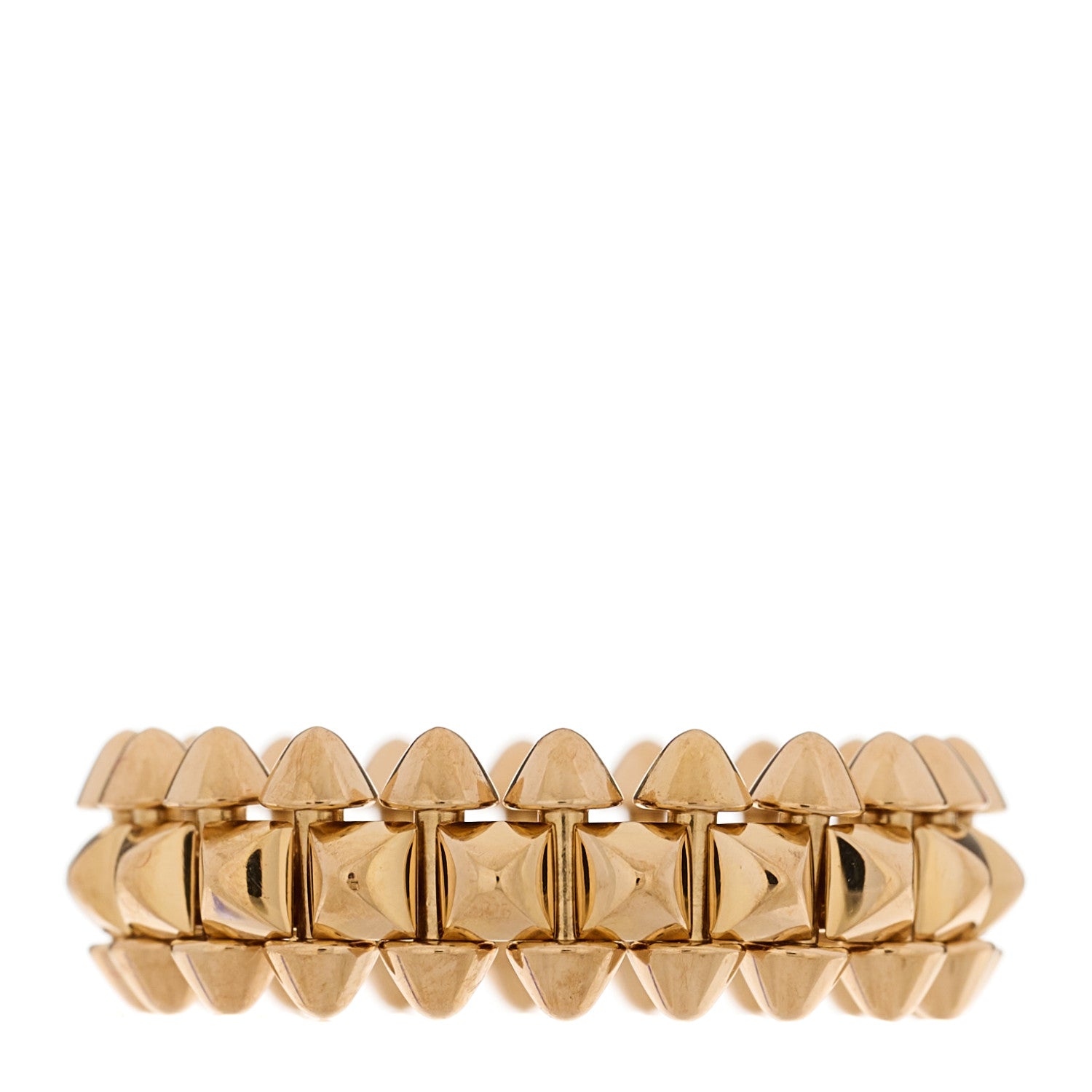 Cartier 18K Pink Gold SM Clash De Cartier Ring 46 3.75 3 of 5