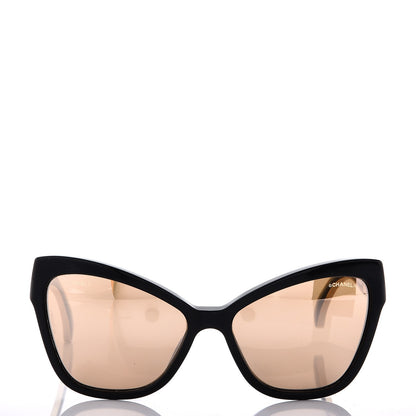 Chanel Acetate CC Cat Eye Sunglasses 5271 Black 2 of 8