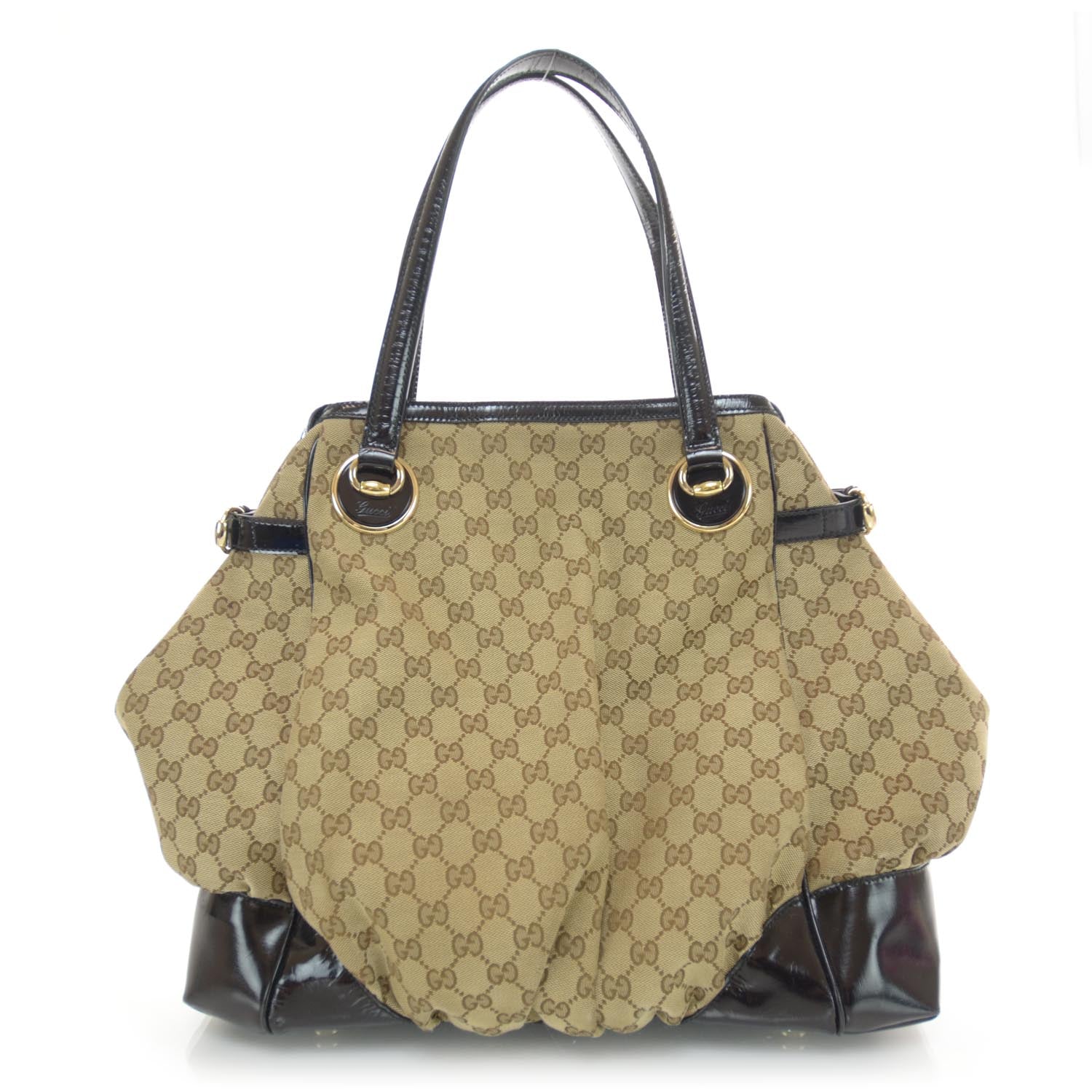 Gucci Monogram Full Moon Tote Ebony 1 of 9