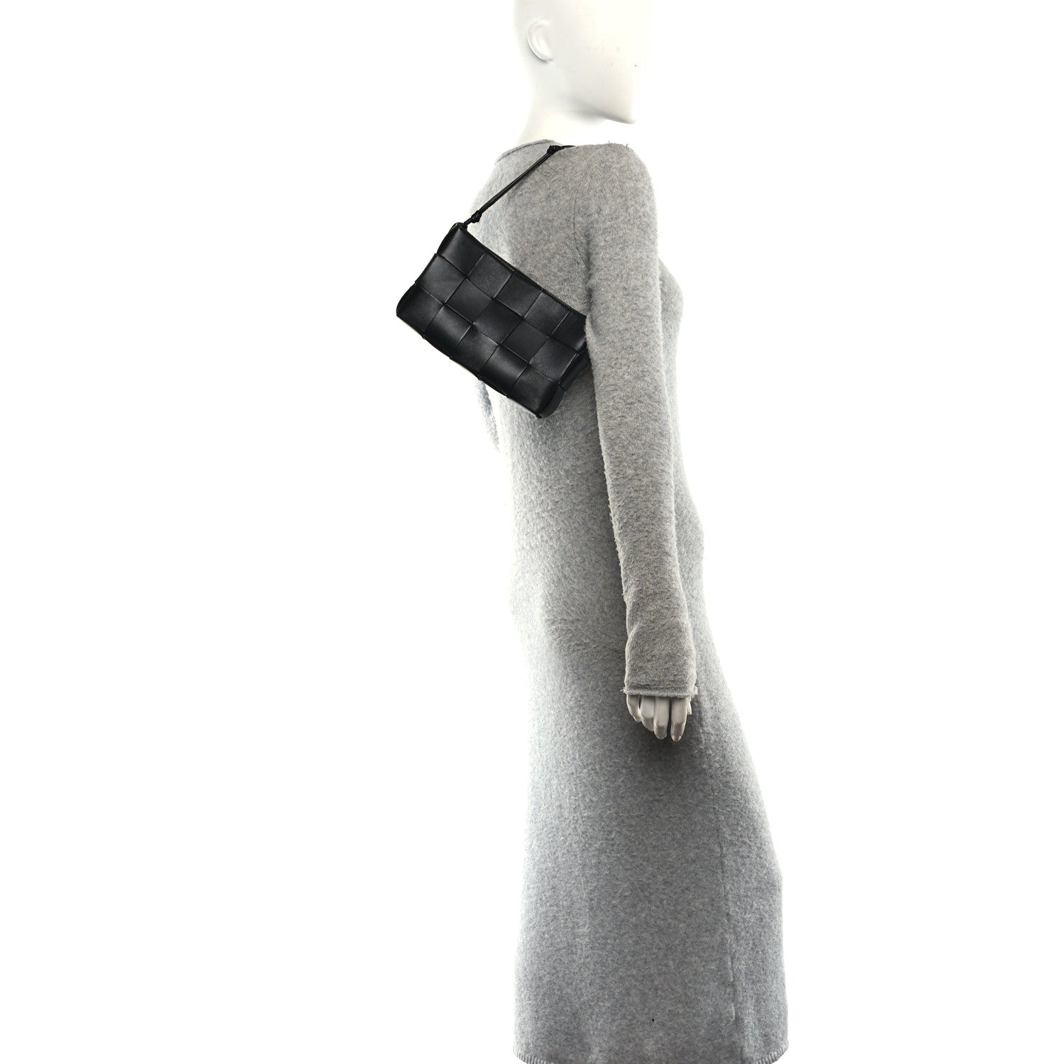Bottega Veneta Calfskin Maxi Intrecciato Cassette Pouch On Strap