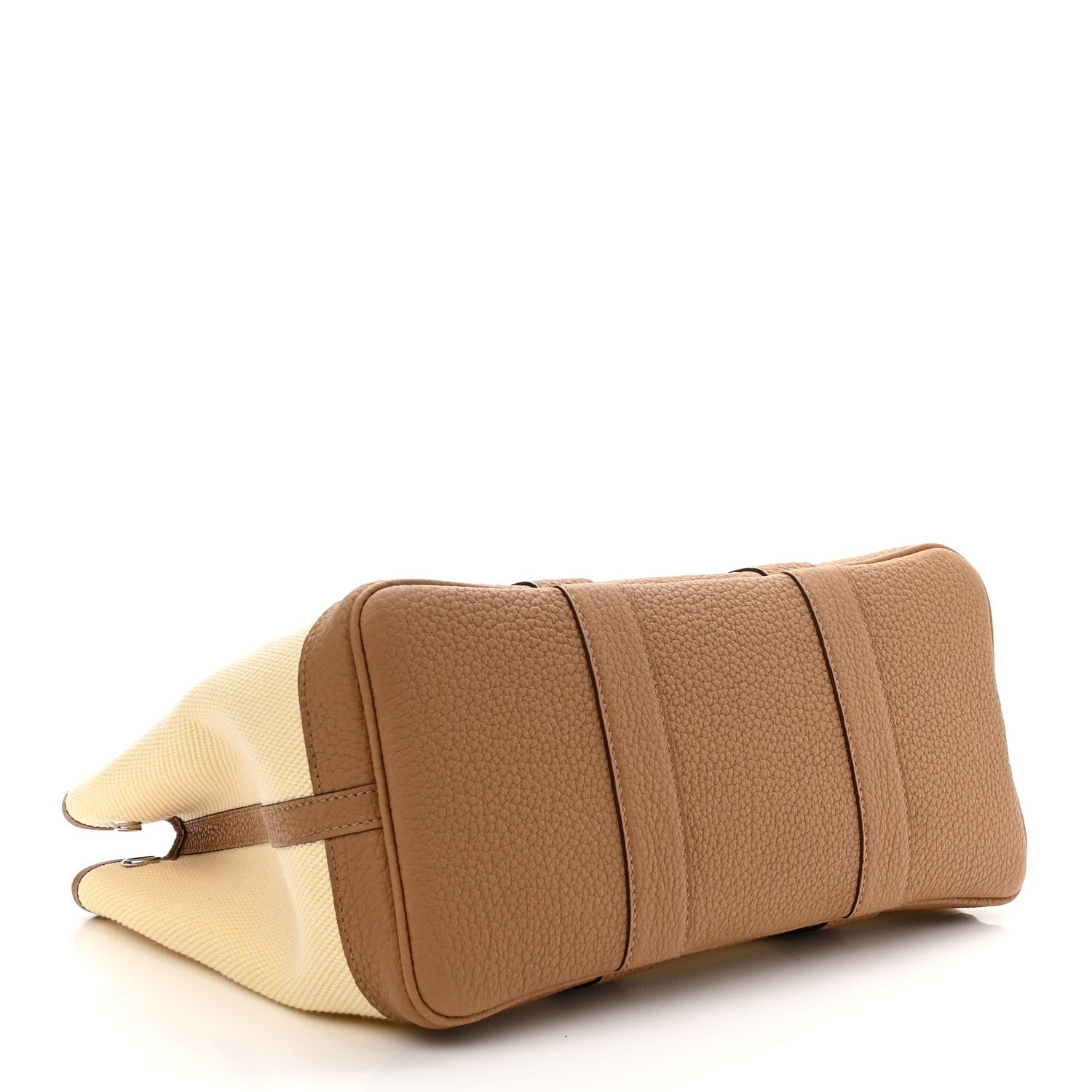 Hermes Twill H Negonda Garden Party 30 TPM Ecru Jaune De Naples Biscuit 3 of 9