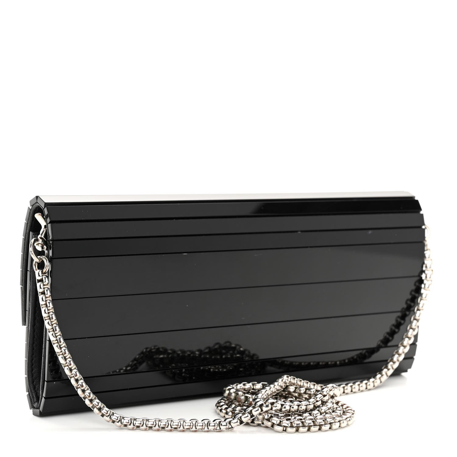 Jimmy Choo Acrylic Sweetie Clutch Black 3 of 11