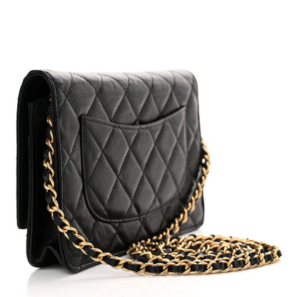Chanel Aged Calfskin Lucky Charms Casino 2.55 Reissue Wallet on Chain WOC Black 3 of 13