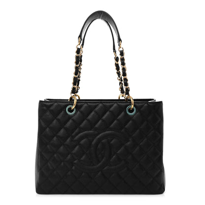 Chanel Caviar Quilted Grand Shopping Tote GST Black 1 of 11