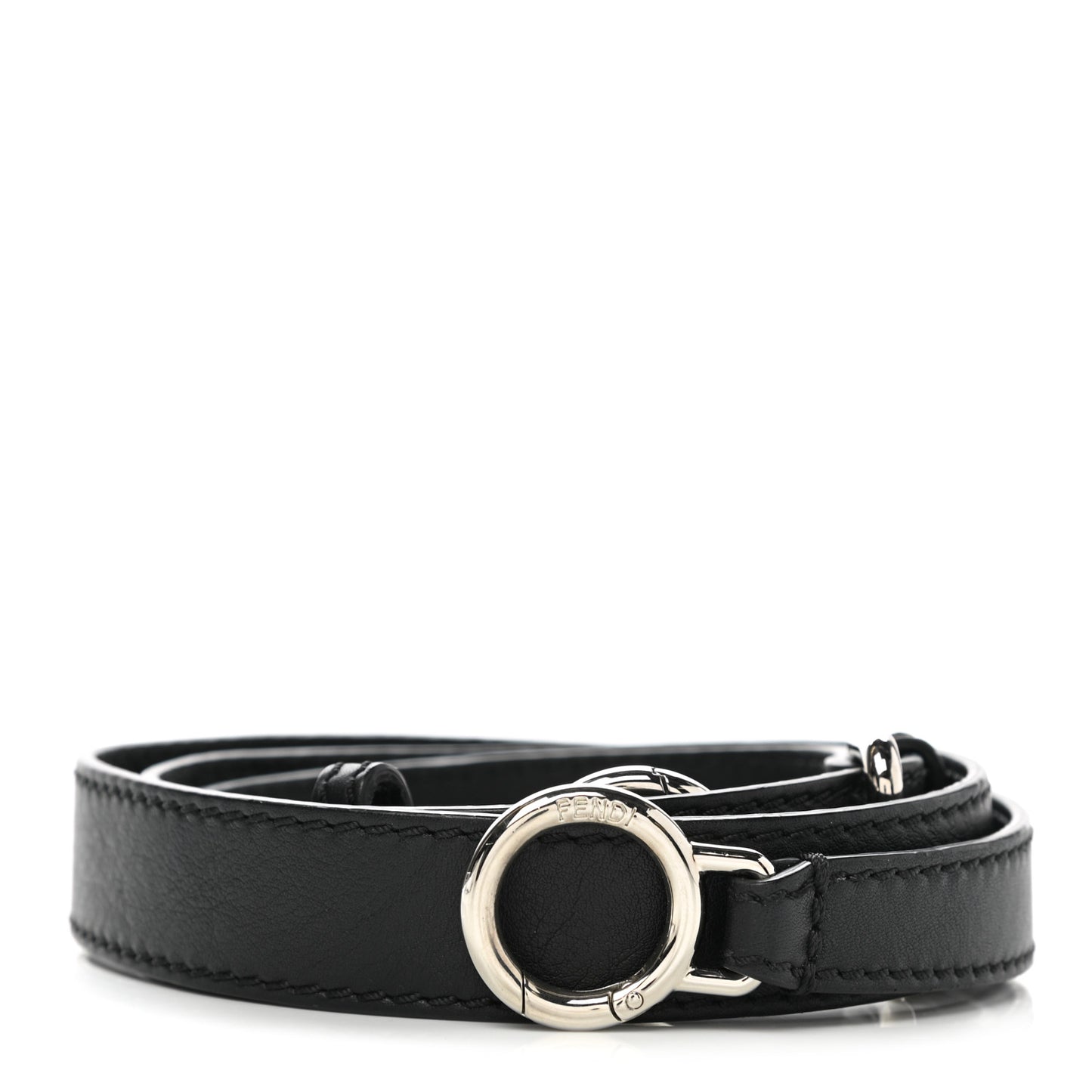 Calfskin Adjustable Peekaboo Strap Black