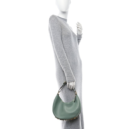 Fendi Vitello Grace Matte Small Fendigraphy Hobo Bag Menta 2 of 10