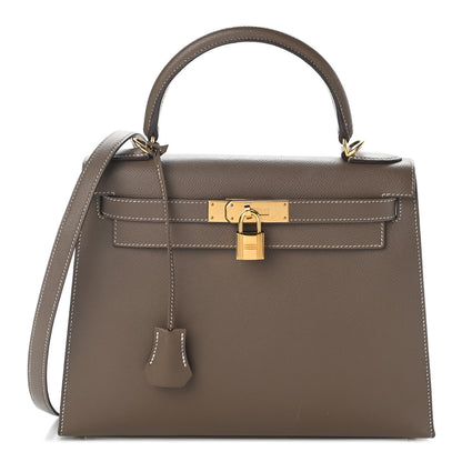Hermes Epsom Kelly Sellier 28 Etoupe 1 of 12