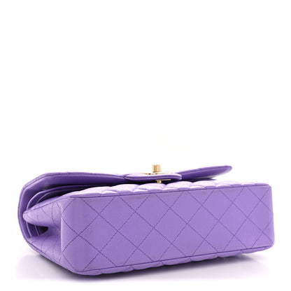Chanel Caviar Quilted Small Double Flap Purple 4 of 12